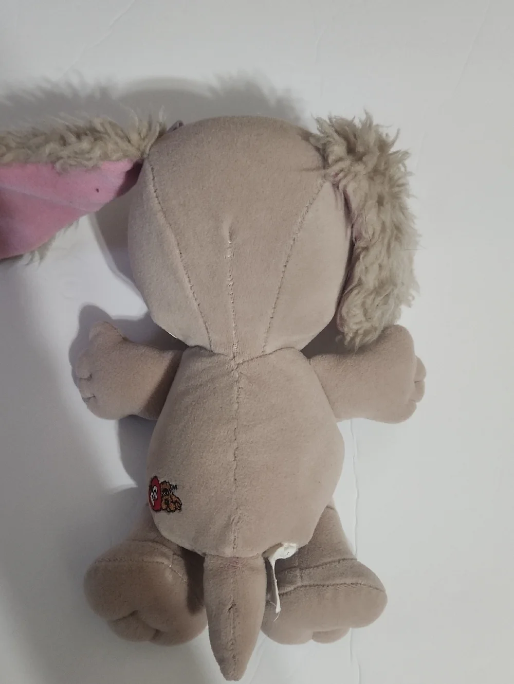 Vintage Tonka Pound Puppy With Floppy Ears And Purple Bow